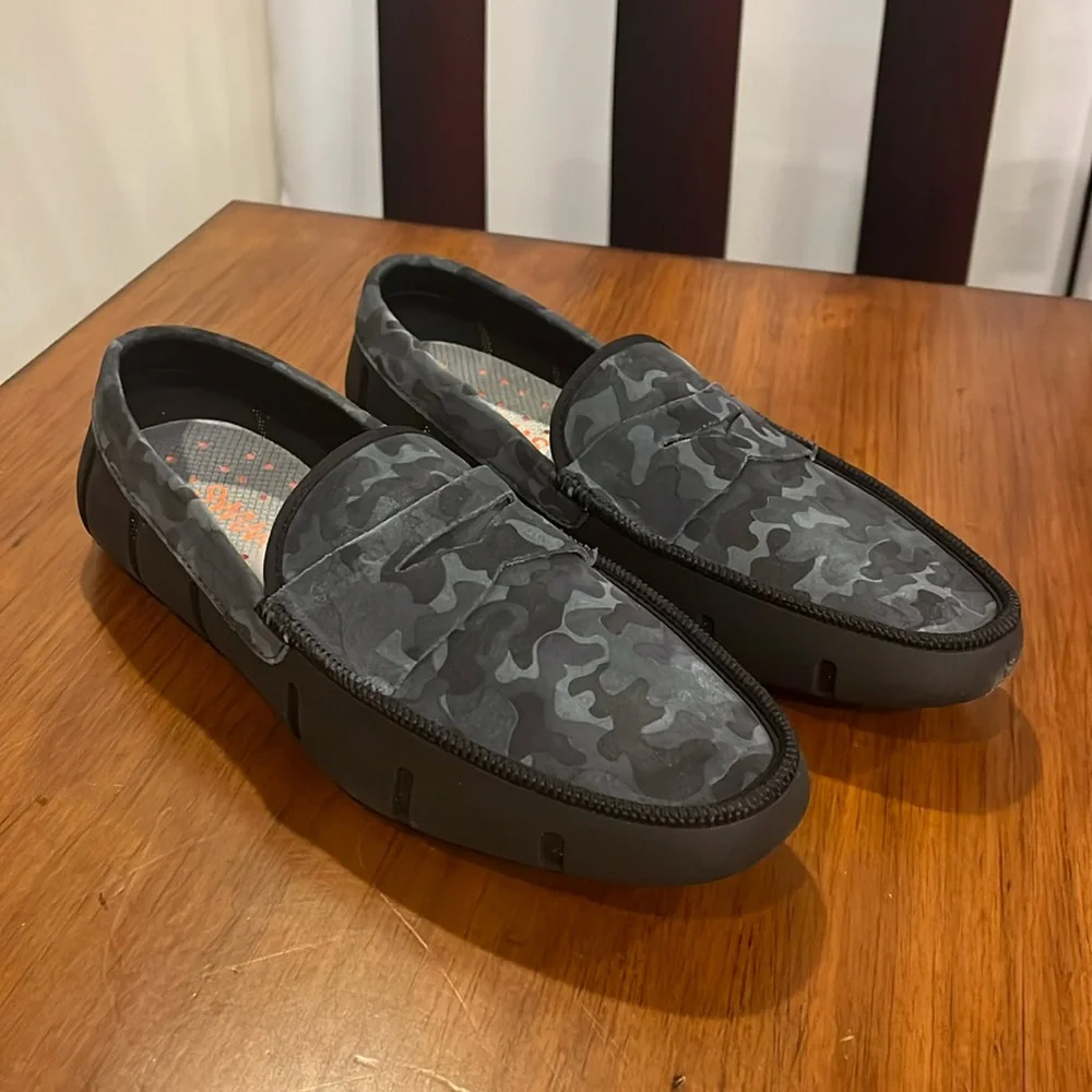 Swims Penny Loafer Luxe Driver Shoes new Shadow camo Men’s Size 13